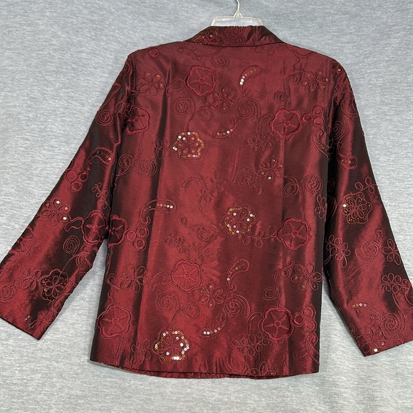 SUSAN GRAVER Holiday Christmas New Year Dressy Formal Special Occasion Sequined - Picture 11 of 16